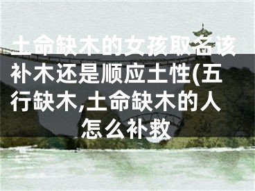 土命缺木的女孩取名该补木还是顺应土性(五行缺木,土命缺木的人怎么补救