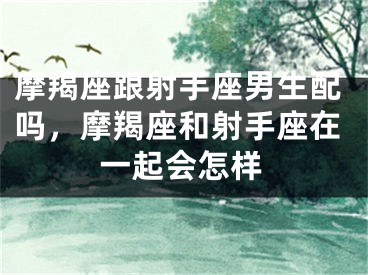 摩羯座跟射手座男生配吗，摩羯座和射手座在一起会怎样