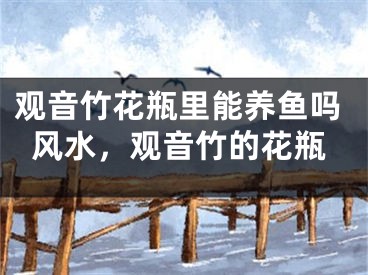 观音竹花瓶里能养鱼吗风水，观音竹的花瓶