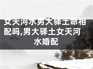 女天河水男大驿土命相配吗,男大驿土女天河水婚配
