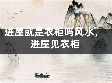 进屋就是衣柜吗风水，进屋见衣柜