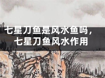 七星刀鱼是风水鱼吗，七星刀鱼风水作用