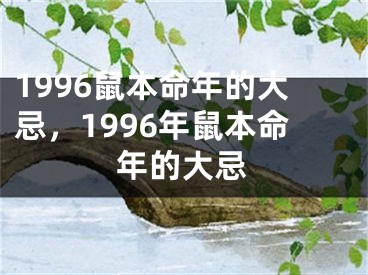 1996鼠本命年的大忌，1996年鼠本命年的大忌