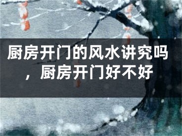 厨房开门的风水讲究吗,厨房开门好不好