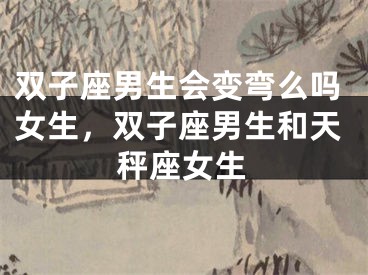 双子座男生会变弯么吗女生,双子座男生和天秤座女生