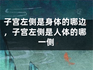 子宫左侧是身体的哪边，子宫左侧是人体的哪一侧