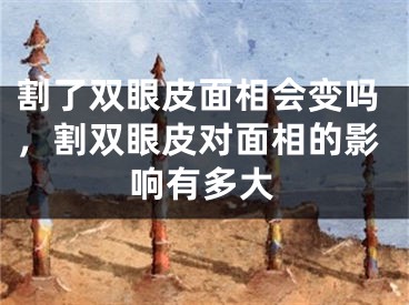 割了双眼皮面相会变吗，割双眼皮对面相的影响有多大