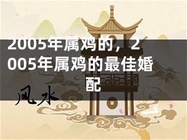 2005年属鸡的,2005年属鸡的最佳婚配