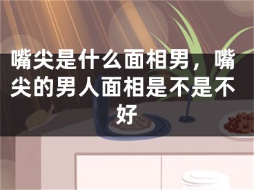 嘴尖是什么面相男,嘴尖的男人面相是不是不好