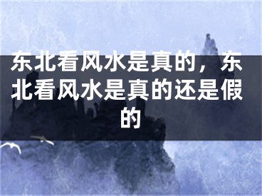 东北看风水是真的，东北看风水是真的还是假的