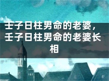 壬子日柱男命的老婆，壬子日柱男命的老婆长相