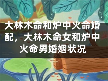 大林木命和炉中火命婚配，大林木命女和炉中火命男婚姻状况
