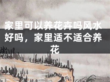 家里可以养花卉吗风水好吗,家里适不适合养花