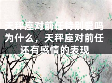 天秤座对前任特别爱吗为什么,天秤座对前任还有感情的表现