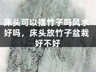 床头可以摆竹子吗风水好吗，床头放竹子盆栽好不好