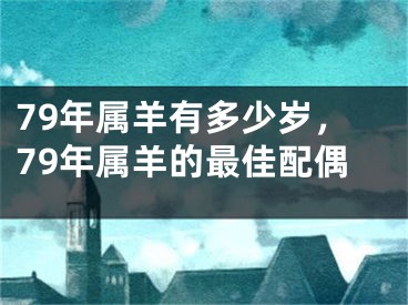 79年属羊有多少岁，79年属羊的最佳配偶