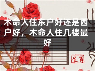 木命人住东户好还是西户好,木命人住几楼最好