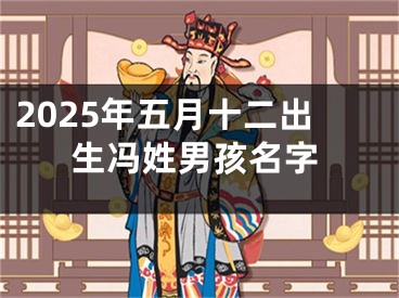 2025年五月十二出生冯姓男孩名字