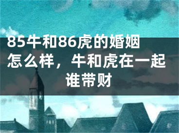 85牛和86虎的婚姻怎么样，牛和虎在一起谁带财