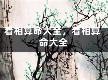 看相算命大全，看相算命大全