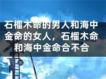 石榴木命的男人和海中金命的女人，石榴木命和海中金命合不合
