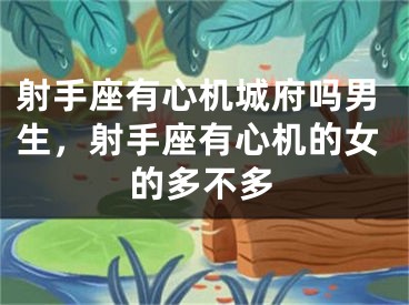 射手座有心机城府吗男生，射手座有心机的女的多不多
