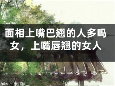 面相上嘴巴翘的人多吗女，上嘴唇翘的女人