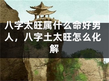 八字太旺属什么命好男人,八字土太旺怎么化解
