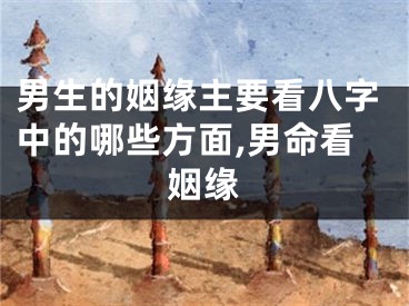 男生的姻缘主要看八字中的哪些方面,男命看姻缘