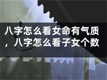八字怎么看女命有气质,八字怎么看子女个数