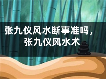 张九仪风水断事准吗,张九仪风水术