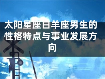 太阳星座白羊座男生的性格特点与事业发展方向