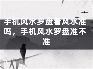 手机风水罗盘看风水准吗,手机风水罗盘准不准