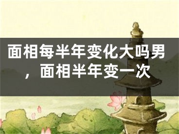 面相每半年变化大吗男，面相半年变一次