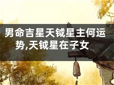男命吉星天钺星主何运势,天钺星在子女