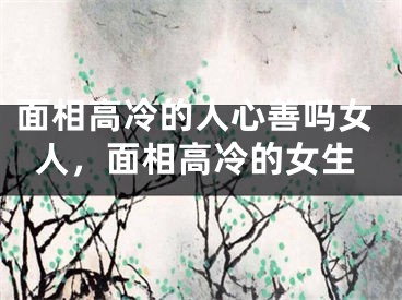 面相高冷的人心善吗女人,面相高冷的女生