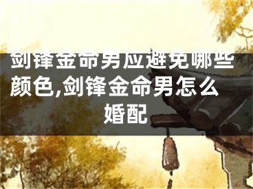 剑锋金命男应避免哪些颜色,剑锋金命男怎么婚配