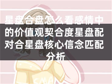 星盘合盘怎么看感情中的价值观契合度星盘配对合星盘核心信念匹配分析