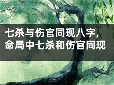 七杀与伤官同现八字,命局中七杀和伤官同现