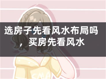 选房子先看风水布局吗,买房先看风水