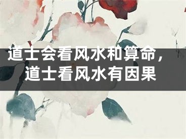 道士会看风水和算命,道士看风水有因果