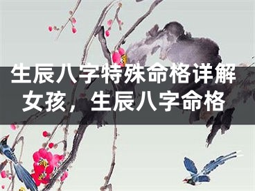 生辰八字特殊命格详解女孩，生辰八字命格