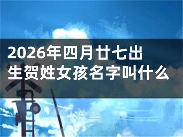 2026年四月廿七出生贺姓女孩名字叫什么