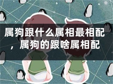属狗跟什么属相最相配,属狗的跟啥属相配