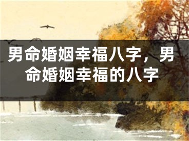 男命婚姻幸福八字,男命婚姻幸福的八字