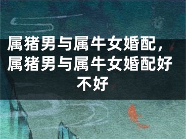 属猪男与属牛女婚配,属猪男与属牛女婚配好不好