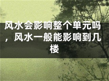 风水会影响整个单元吗，风水一般能影响到几楼