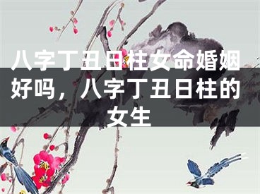 八字丁丑日柱女命婚姻好吗，八字丁丑日柱的女生
