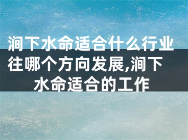 涧下水命适合什么行业往哪个方向发展,涧下水命适合的工作
