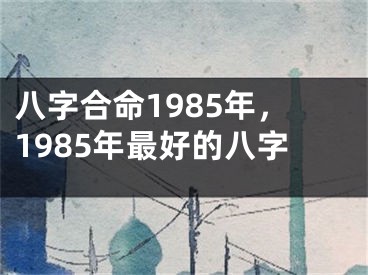八字合命1985年,1985年最好的八字